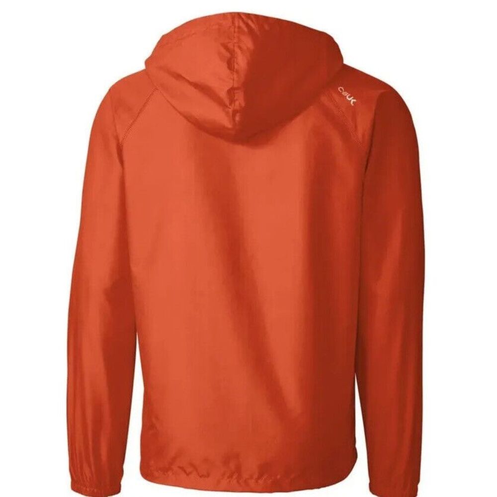 New Cutter & Buck Anderson Full Zip Jacket Orange‎ Wind Water Resistant XXL - Picture 2 of 6